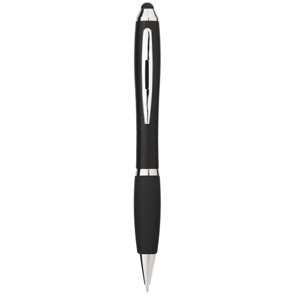 Nash stylus balpen gekleurd met zwarte grip - Zwart