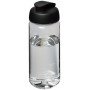 H2O Active® Octave Tritan™ 600 ml sportfles met flipcapdeksel - Transparant/Zwart
