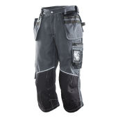 Jobman 2281 Long shorts core do.grijs/zwa C44