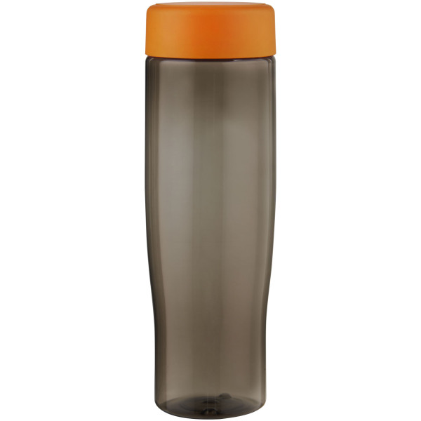 H2O Active® Eco Tempo 700 ml screw cap water bottle - Orange/Charcoal