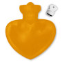 1000 C.C. Heart Shaped Rubber Hot Water Bottle Bags with Fleece Cover