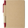 Papieren notitieboekje Cooper rood