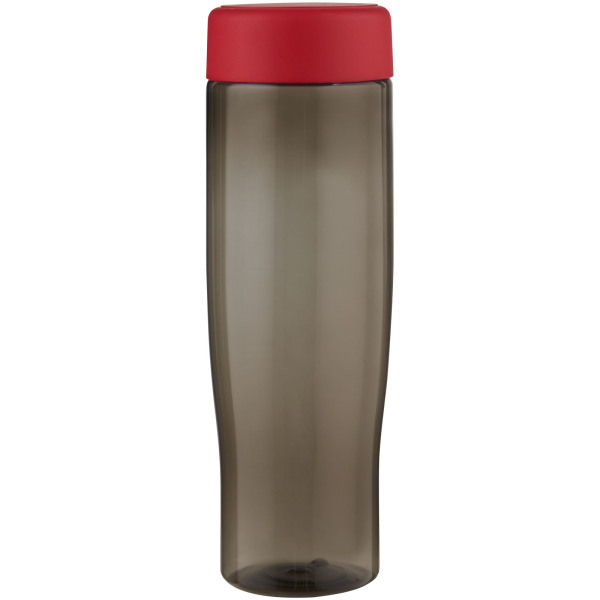 H2O Active® Eco Tempo 700 ml screw cap water bottle - Red/Charcoal