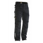 Jobman 2324 Service trouser stretch zwart/zwart C42