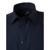 Men's Shirt Shortsleeve Poplin - navy - 4XL