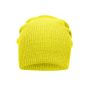 MB7955 Knitted Long Beanie - yellow - one size
