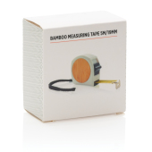 Bamboe rolmaat 5m/19mm, wit