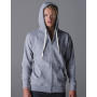 Men's Superstar Zip Through Hoodie - Charcoal Grey Melange - S