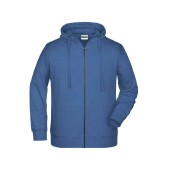 Men's Zip Hoody - light-denim-melange - L