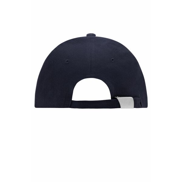 MB601 6 Panel Groove Cap - navy/white - one size
