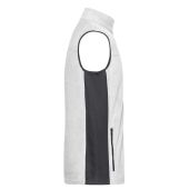Men's Workwear Fleece Vest - STRONG - - white/carbon - 5XL