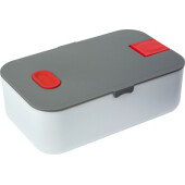 PP en siliconen lunchbox Veronica rood