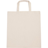 Shopper van canvaskatoen Natural One Size