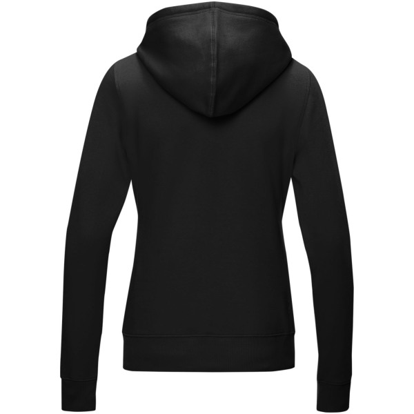 Ruby women’s GOTS organic GRS recycled full zip hoodie - Solid black - XS