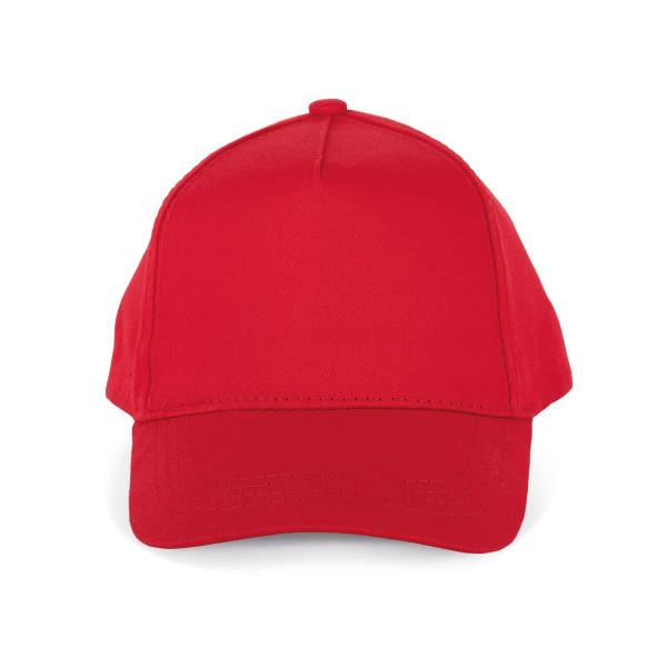 Kids 5-Panel-Kappe. Aus Baumwolle Red One Size