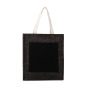 Jute Shopper Black / Silver One Size