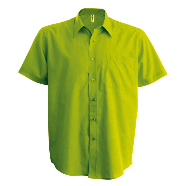 Ace - Heren overhemd korte mouwen Burnt Lime 3XL