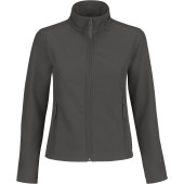 Id.701 Ladies' Softshell Jacket Dark Grey / Neon Orange S