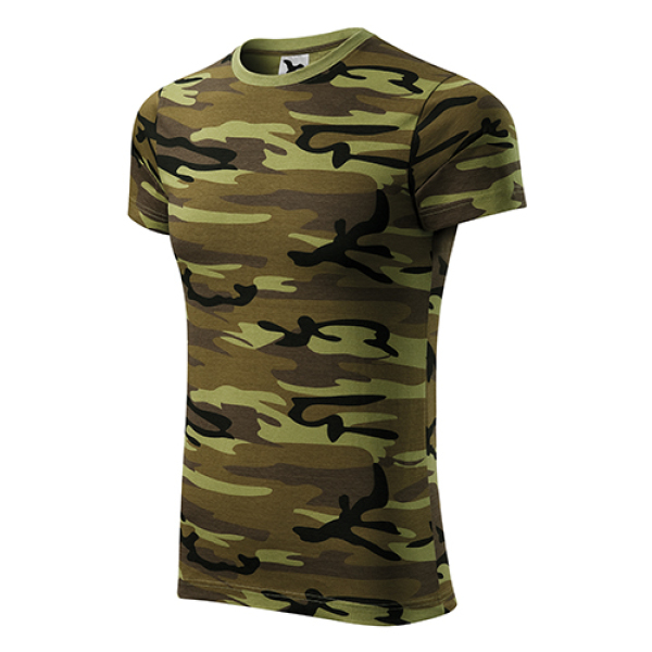 Heren camouflage t-shirt bedrukken 100% katoen ook voor dames