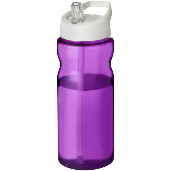 H2O Active® Base 650 ml spout lid sport bottle - Purple/White