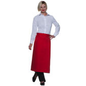 Basic Bistro Apron - Red - One Size