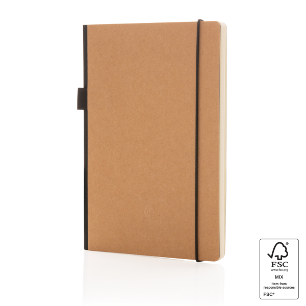 A5 FSC® deluxe hardcover notitieboek, bruin