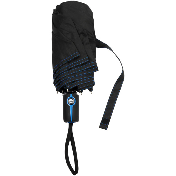 Stark-mini 21" opvouwbare automatische paraplu - Process blauw