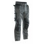 2200 Trousers cotton hp do.grijs/zwa D092