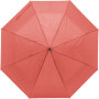 Pongee (190T) paraplu Zachary rood