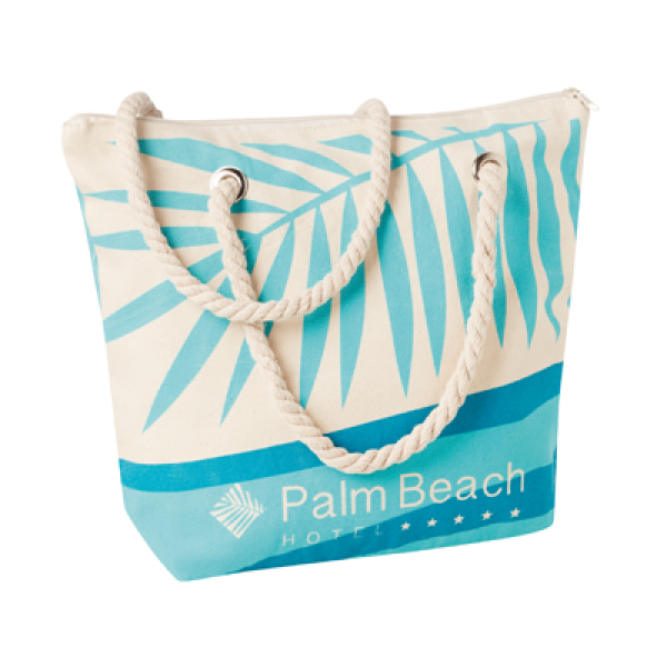 Canvas Beach bag with full colour print