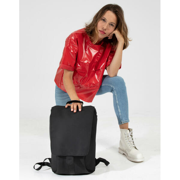Amber Chic Laptop Backpack - Black - One Size