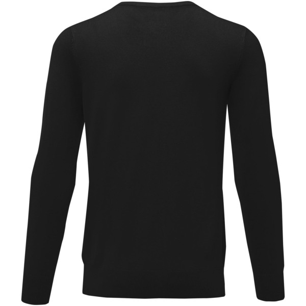 Merrit men's crewneck pullover - Solid black - XXL