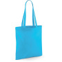 Shopper bag long handles Surf Blue One Size