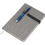 A5 notebook with pen loop