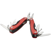 Casper mini multifunctionele gereedschapsset met 11 functies - Rood