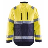 High Vis Geel/Marineblauw