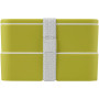 MIYO dubbellaagse lunchtrommel - Lime/Lime/Wit