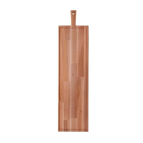 Plank met handvat beuken 69x19cm