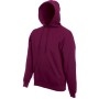 Classic Hooded Sweat (62-208-0) Burgundy XXL
