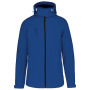 Dames softshell jas met afneembare capuchon Dark Royal Blue S