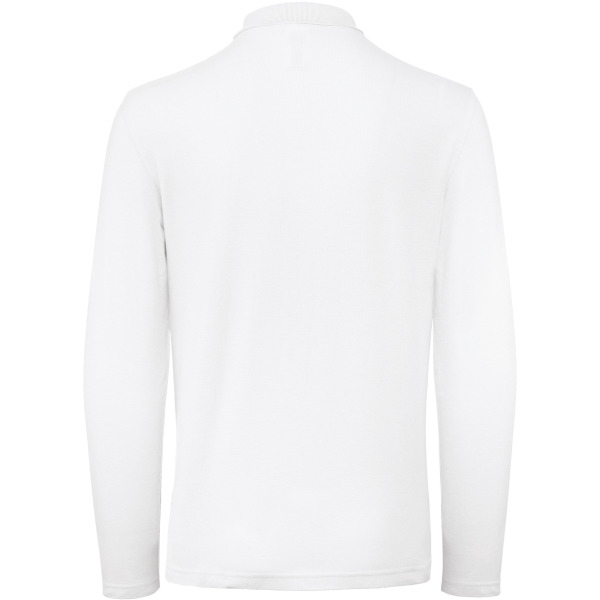ID.001 Men's long-sleeve polo shirt White 3XL