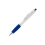 Balpen Hawaï stylus hardcolour - Wit / Donker Blauw