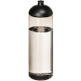 H2O Active® Vibe 850 ml dome lid sport bottle - Charcoal/Solid black