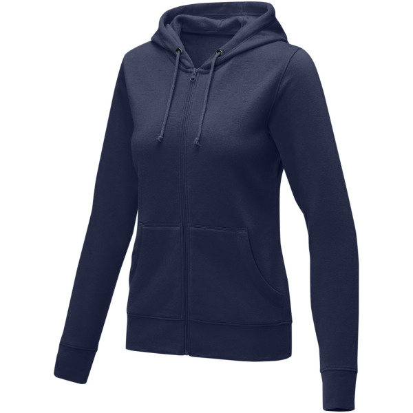Theron dames hoodie met ritssluitng - Navy - 4XL