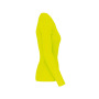 Damessportshirt Lange Mouwen Fluorescent Yellow L