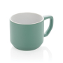 Ceramic modern mug, green