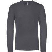 #E150 Men's T-shirt long sleeve Dark Grey 3XL