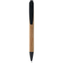 Borneo bamboo ballpoint pen - Natural/Solid black