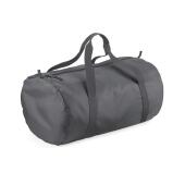 BagBase Packaway Barrel Bag, Graphite Grey/Graphite Grey, ONE, Bagbase