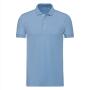 Men's Fitted Stretch Polo, Sky Blue, 3XL, RUS